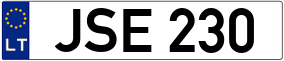 Truck License Plate